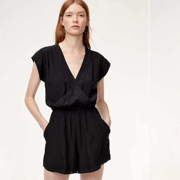 Babaton Dresses & Skirts - Babaton 100% Silk Corbet Romper